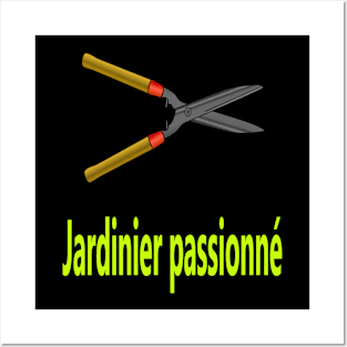 Jardinier passionné Posters and Art